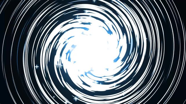 Bright vortex energy swirl abstract background animation