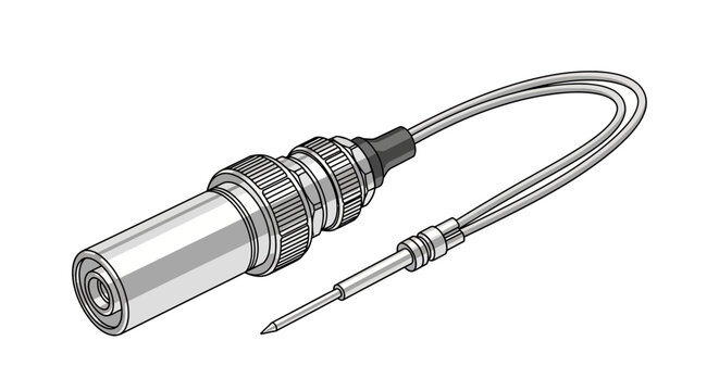 BNC Connector with Cable and Probe.