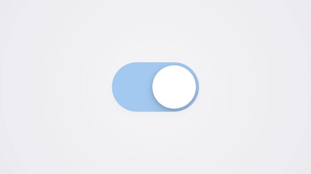 Toggle Switch Action, User Interface Element, Digital Environment, Graphic Illustration, Close-Up View, Technology Concept