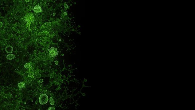 Volvox aureus green alga sexual reproductive cells and zygotes observed under advanced interference contrast technique