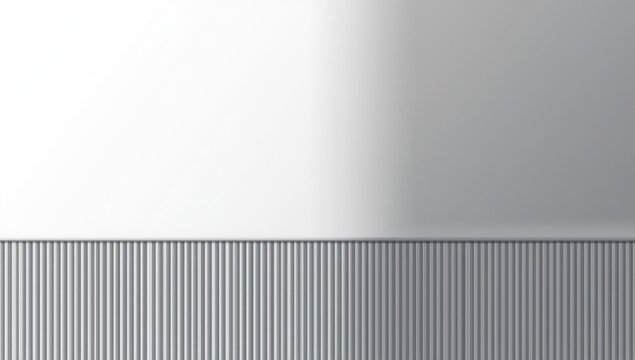 Sophisticated shadow effect enhances vertical striped lower third graphic for stylish display