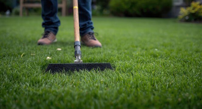 Steps for Efficient Turf Installation on a Vibrant Garden Lawn