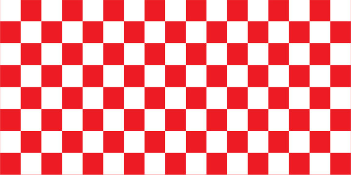 Red white tablecloth pattern lines. Gingham seamless pattern. Christmas backgroound. Strokes texture for textile shirt plaid, tablecloth, cloth, blanket, paper, makeup. Checkered print.