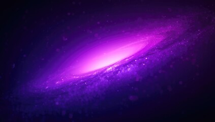 Obraz premium Luminous multiverse graphic displaying electric purple and pink neon color spectrum
