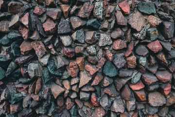 Old  brick wall, mur ściana z czerwonej cegły, kamienna  © MR. Stanek