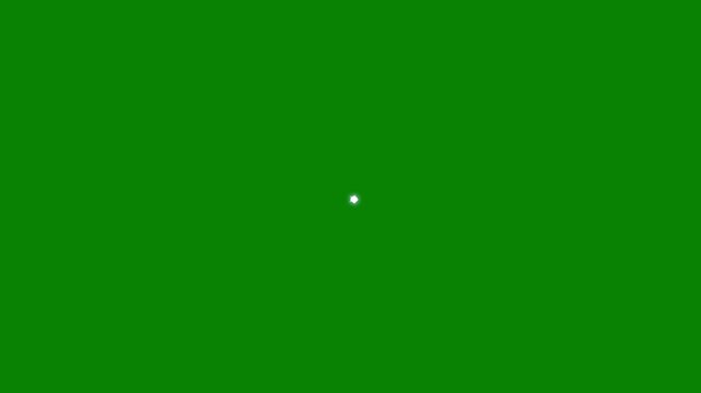white doodle stars shining with glitter dust trails, 2D flat vector motion, sparkle pop-up animations for green screen video. 4k white doodle stars shining with glitter dust trails flat vector.