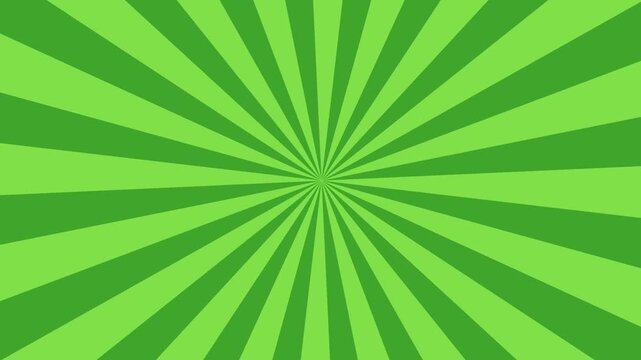 Rotating green comic sunburst animation with radial rays, Sunburst green modern rotating animated background,
Bright sunburst retro looping animation. Sunburst lines rotating 