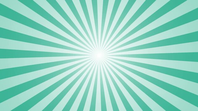 Bright sunburst retro looping animation. Sunburst lines rotating Green sunburst spiral motion background with radial swirl rays,
Vibrant green sunburst background graphic design element 

