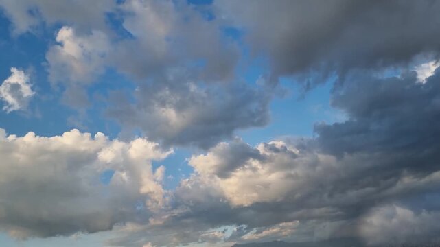 clouds rain travelling heavy dark sky before storm