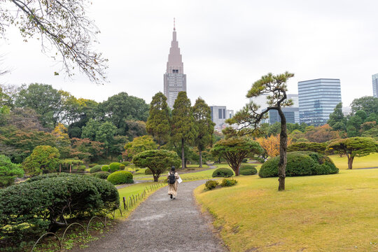 Shinjuku Gyoen National Garden is a large park and garden in Shinjuku and Shibuya, Tokyo, Japan.