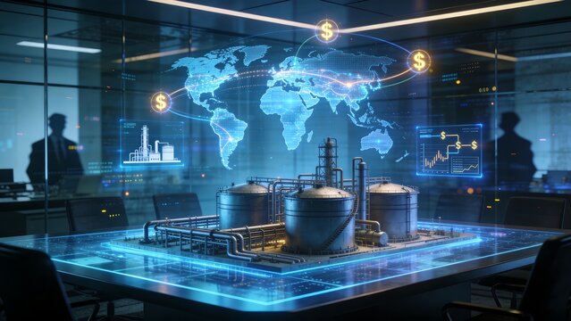 Generative AI visualizes global industrial operations and financial data