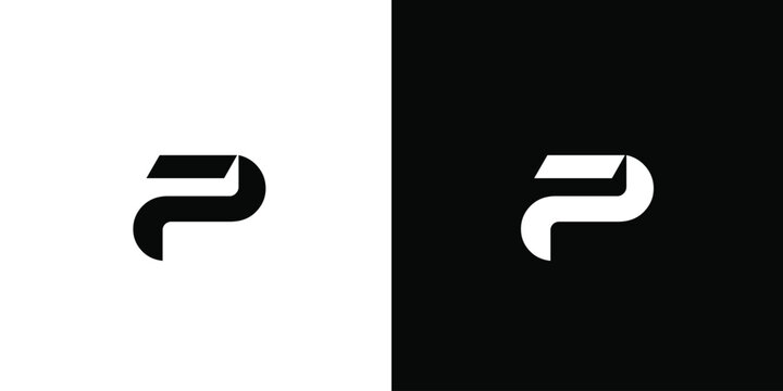 Modern and unique letter P initials logo design