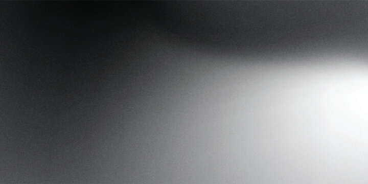 Abstract modern background with monochrome grey grainy mesh gradient soft wave texture for website presentation template banner.