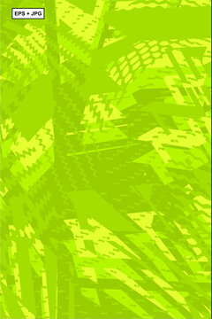 Vector Abstract light green Geometric and Paint Splatter Background Pattern. Modern Urban Graphic Design.