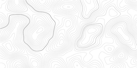 Abstract white topographic contour map background with seamless gray elevation lines, organic geographic terrain patterns, minimalist wavy relief curves and modern cartography texture  © Mirror