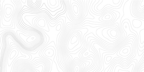 Abstract contour map background with smooth topographic elevation lines, organic landscape patterns, geographic terrain texture, modern cartography elements and transparent background © Mirror