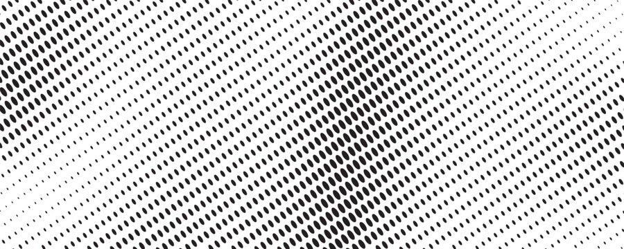 Halftone dotted abstract background. Grain gradient texture background with dots. Noise Stipple pointillism pattern. Sand, grain, grunge stipple effect. Abstract texture, vector illustration. modern