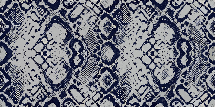 Reptilian scale pattern in navy blue and gray tones