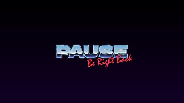 Stream Overlys Be Right Back Animated Screen