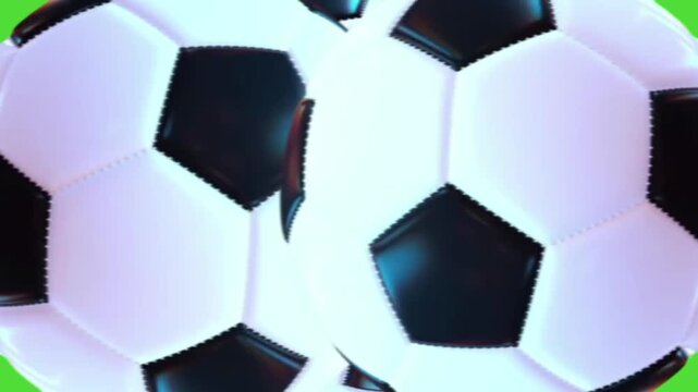 Dynamic soccer ball transition animation inspired by international football tournaments, featuring smooth motion and seamless movement. Perfect for sports broadcasts, football presentations, champions