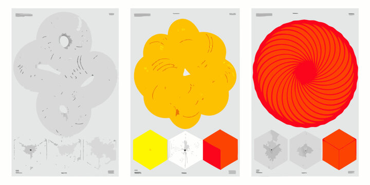 Wireframe Spheres And Cubes Minimalist 3d Vector Illustration