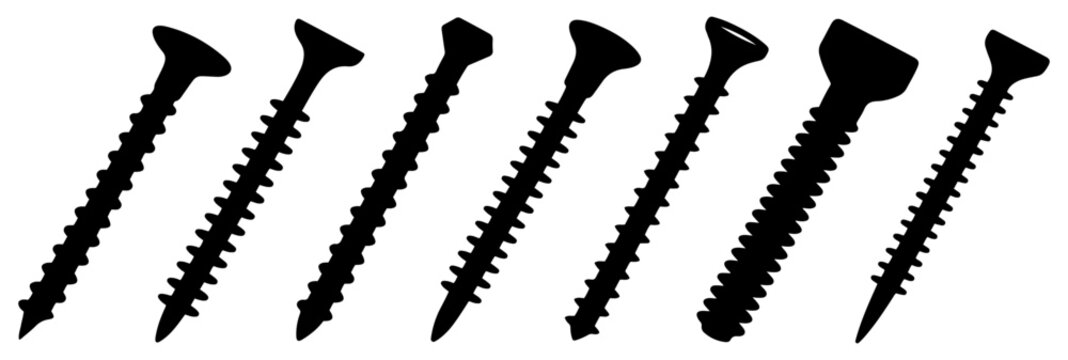 screw icon set