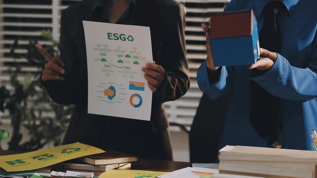 Analyzing esg report data for sustainable business development