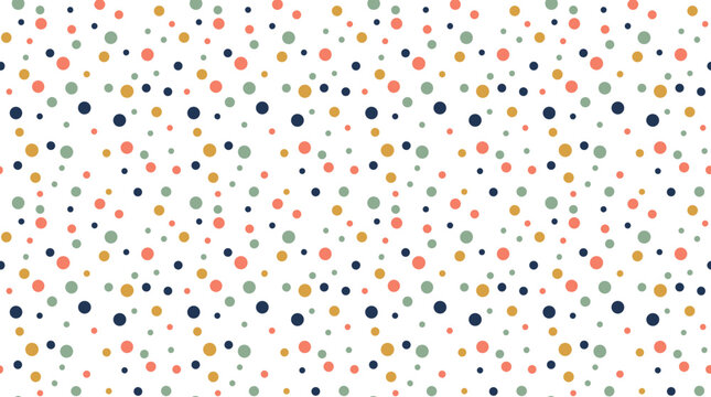 Abstract seamless pattern with colourful irregular geometric shapes, ideal for fabric, wallpaper, or packaging design