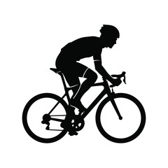 Naklejka premium Cyclist