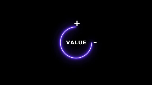 Growth value, increase value, value added. business growth concept. 4k video animation