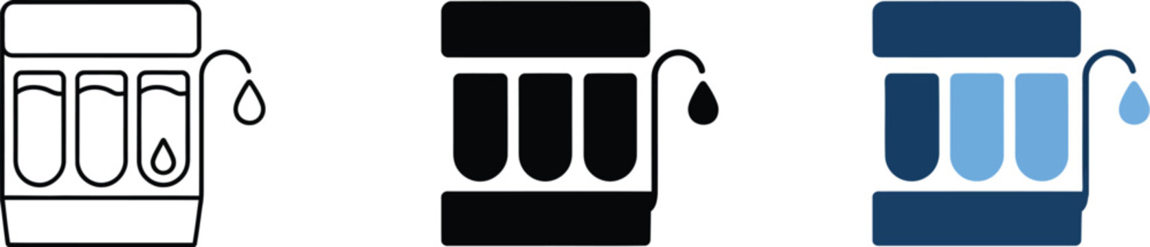 Water filter purifier system icon featuring filtration and clean drinking water symbol, reverse osmosis and purification sign for household treatment and healthy water supply concept.