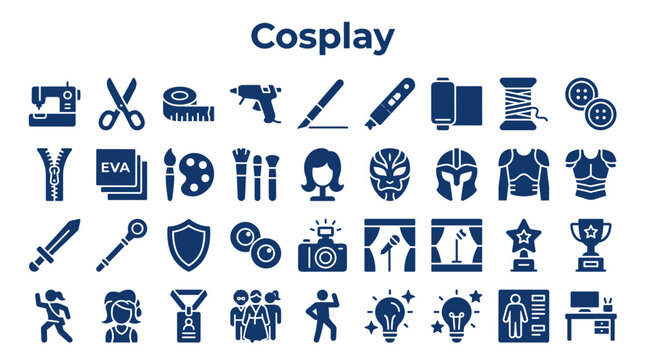 Cosplay Crafting Tools and Accessories for Costume Creation and Performance