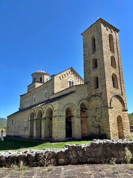 A view from the historic Sopocani Monastery near Novi Pazar, Serbia.