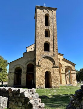 A view from the historic Sopocani Monastery near Novi Pazar, Serbia.