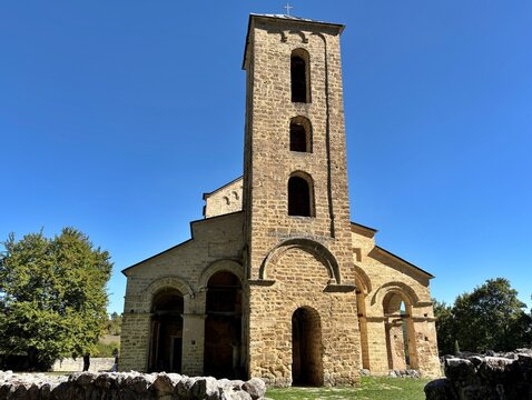 A view from the historic Sopocani Monastery near Novi Pazar, Serbia.