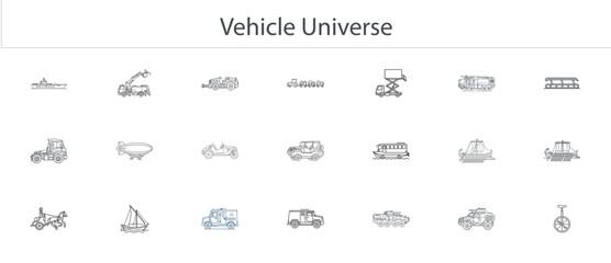Vehicle Universe Icon Set © AAS