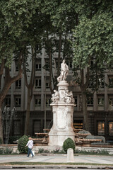 Obraz premium Street architecture of Madrid, Spain.