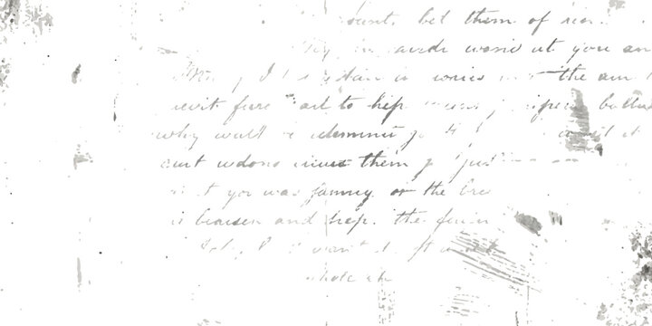 Old vintage handwritten letter with cursive ink script on aged textured paper