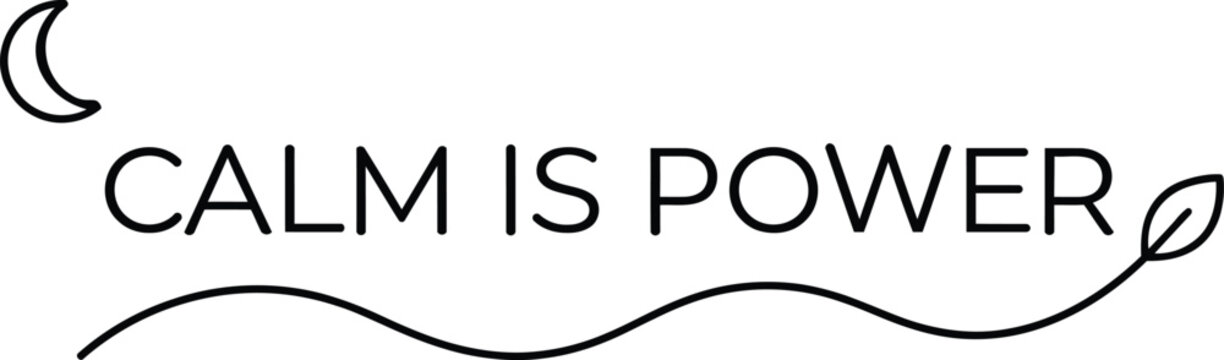 Minimalist Black White Moon Phase Graphic with Empowering Affirmation Text mindfulness wellness motivation mental wellness positive affirmations self care routine stress relief calm aesthetic