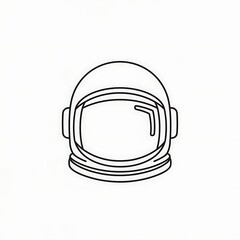 Fototapeta premium Minimalist black and white spiral illustration design.