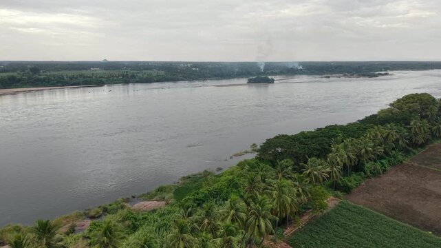 India River and Sea side Trees
