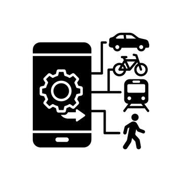 Mobile app multimodal transportation routing and management with transportation