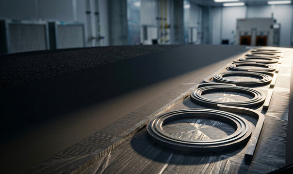 Silicon Photonics Microring Resonator Array in Semiconductor Cleanroom