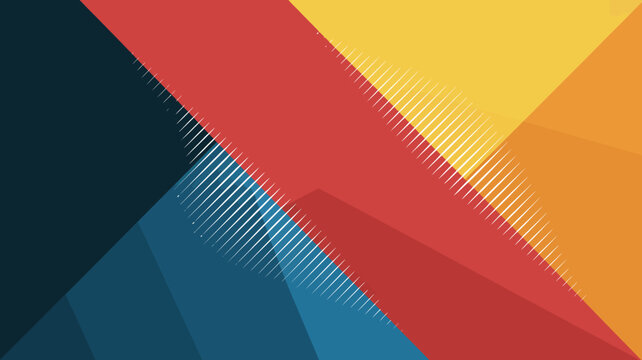 Geometric abstract design with angled planes and parallel lines a colorful vector illustration shapes diagonal graphic modern contemporary red