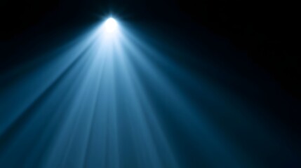Obraz premium A clean balanced light beam radiating pure illumination against a dark background creates a modern and elegant aesthetic