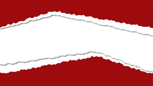 Dark Rad Gradient Ripped Paper Background