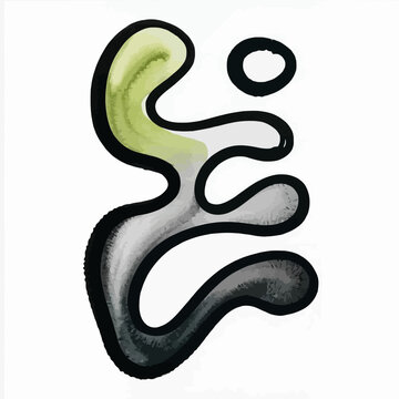 Abstract Number Twenty Eight Minimalist Typography Design Vector Illustration