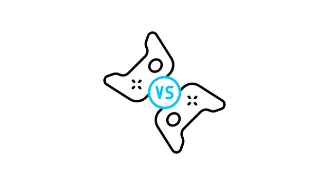  Vs Players Animated Video Icon
