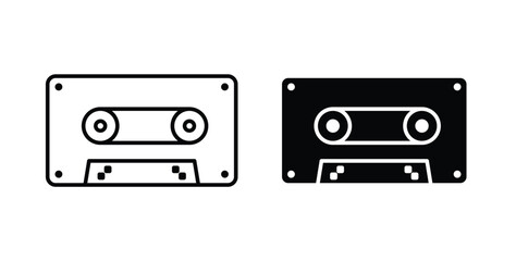 Obraz premium Cassette tape icon