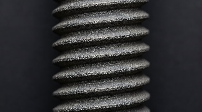 Titanium plasma spray coated rough screw thread